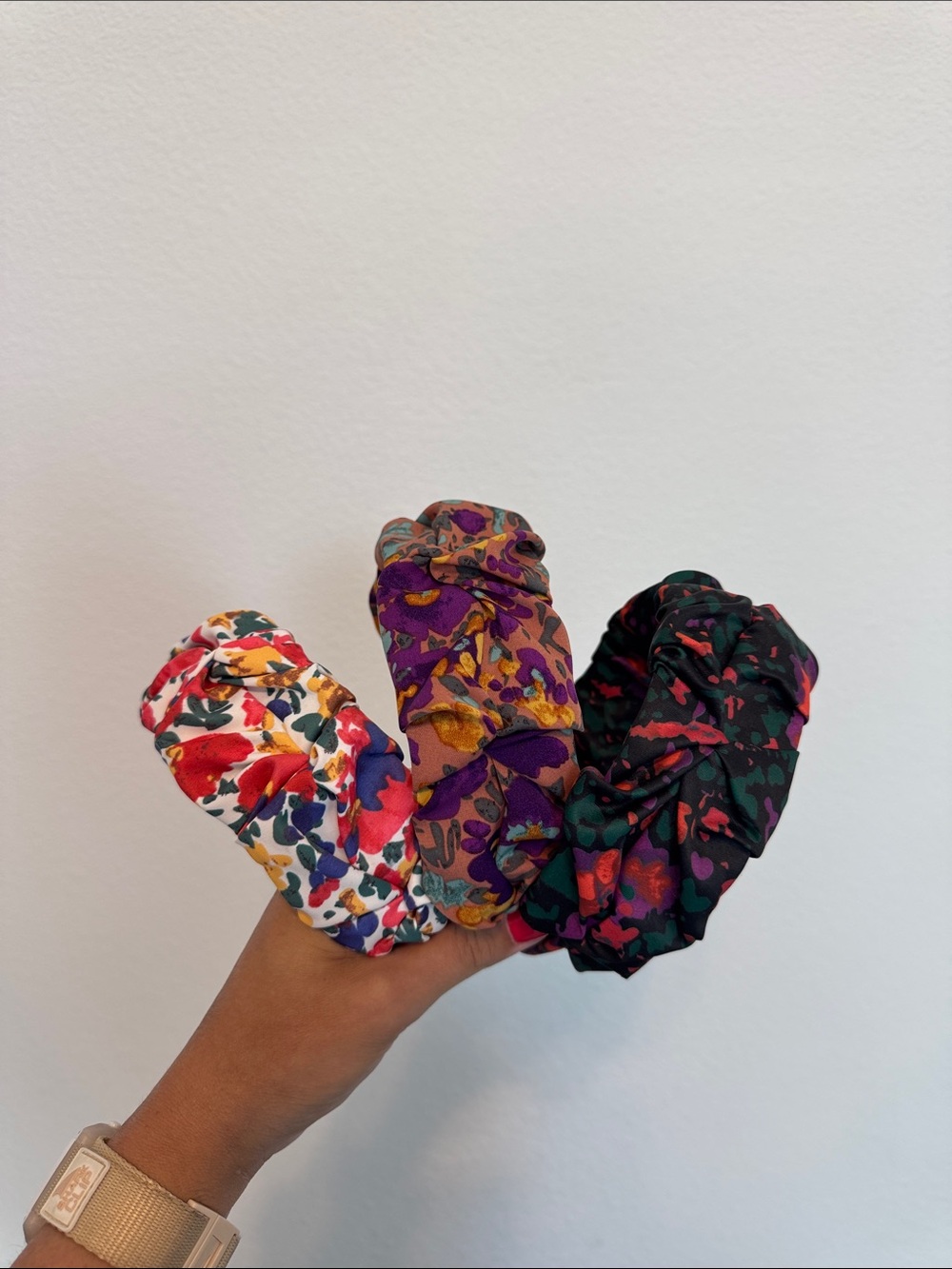 Set of 3 Floral Headbands